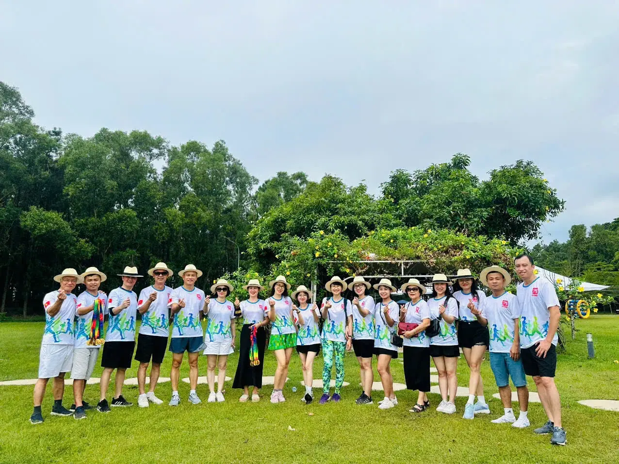 The TPG GROUP team at the group's 15th anniversary celebration